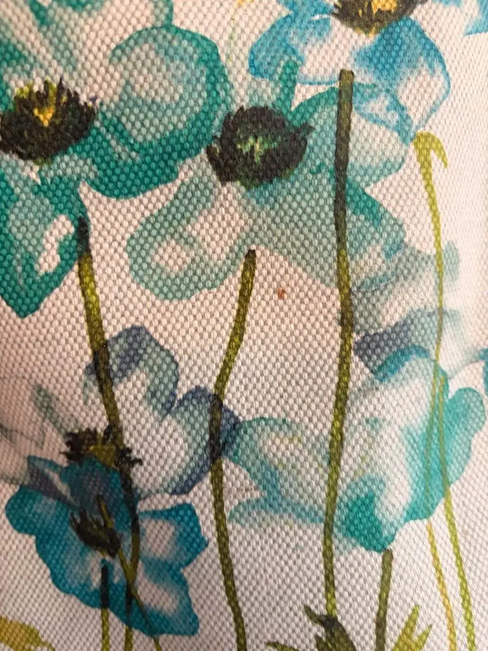 Lauren Ralph Lauren Floral Print Canvas Tote Bag